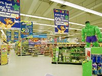 Toys r us Cologne 01  Projecting the Toys 'r' us logo with the running light effect