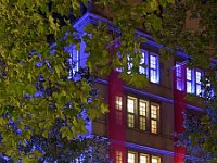 Hertie Munich 10  Hertie department store, illuminated in changing colours, using Lightbrush RGB-Modules