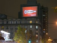 Coca Cola Chile 05  Campaign for Coca Cola in Chile, using GL 1200 compact system with gobo changer. Photos by Francisco Borie.